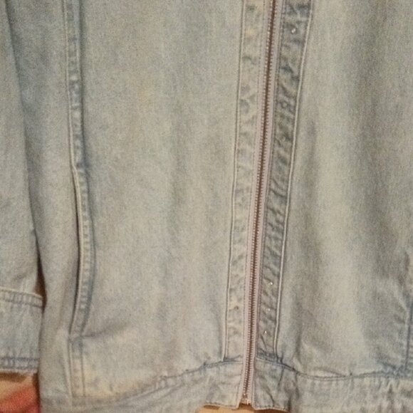 C.D. Daniels Light Blue Denim Jacket Size 3X - Picture 6 of 13